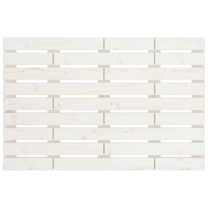 Tăblie de pat pentru perete, alb, 96x3x63 cm, lemn masiv pin - WALTI WALTI