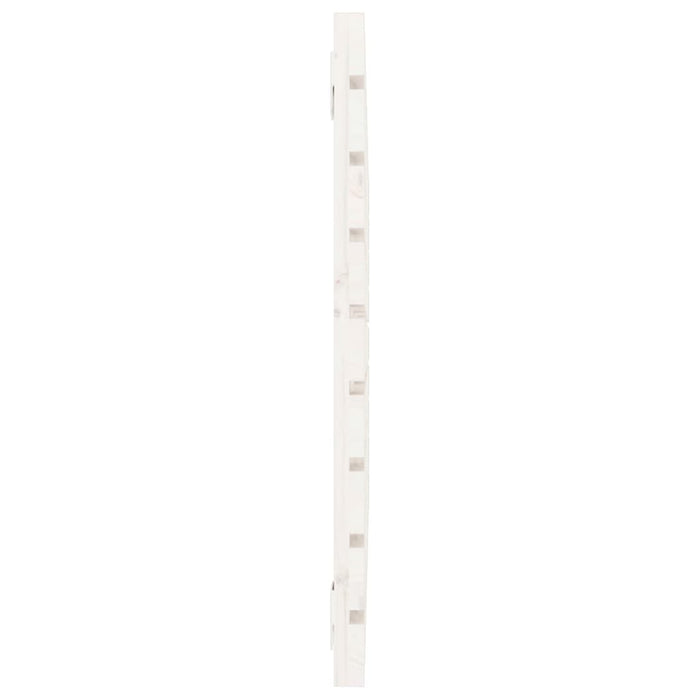 Tăblie de pat pentru perete, alb, 96x3x63 cm, lemn masiv pin - WALTI WALTI