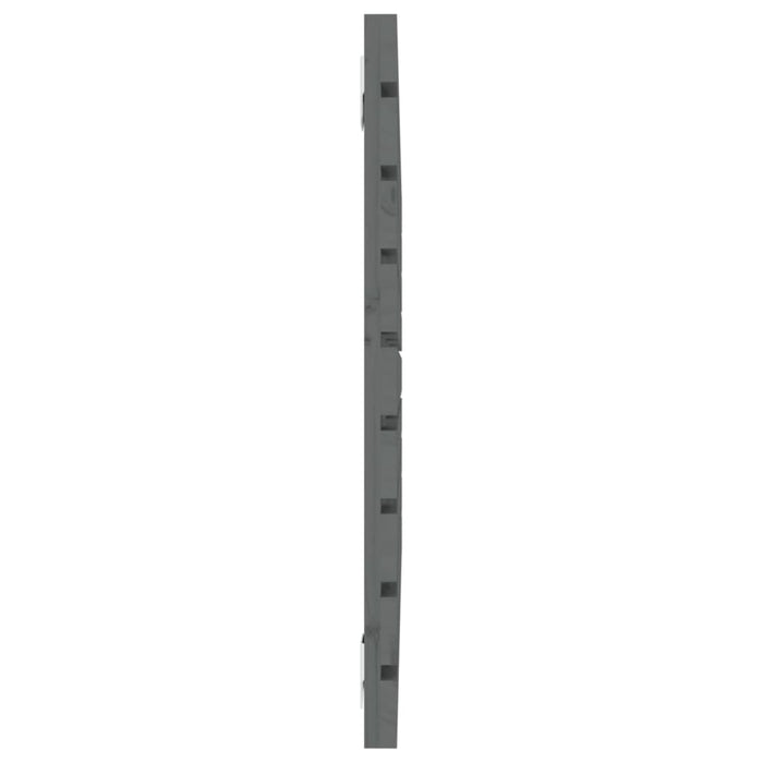 Tăblie de pat pentru perete, gri, 96x3x63 cm, lemn masiv pin - WALTI WALTI