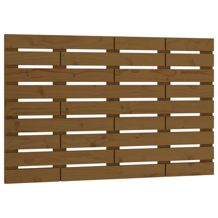 Tăblie de pat pentru perete, maro miere, 96x3x63 cm, lemn pin - WALTI WALTI
