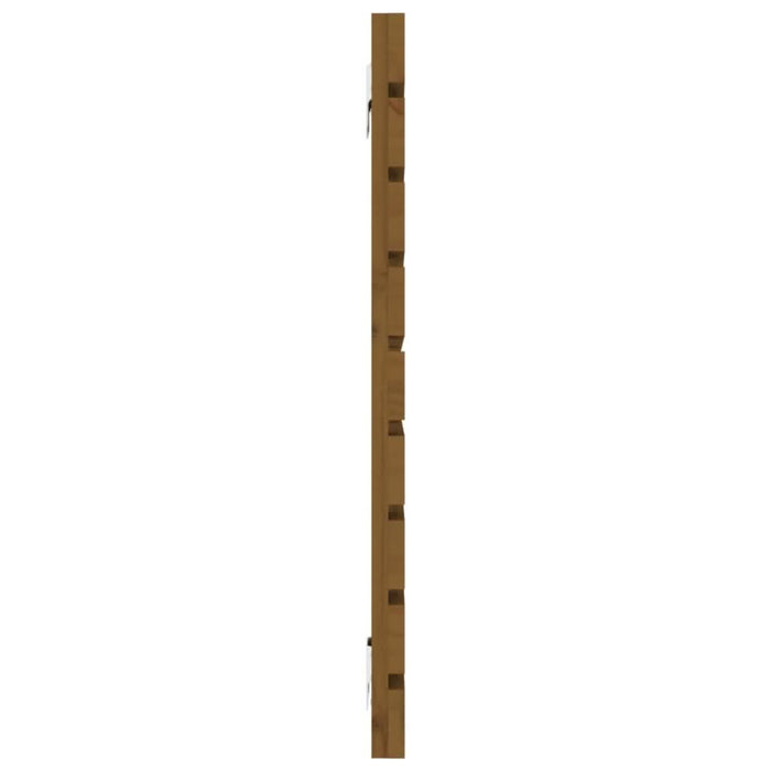 Tăblie de pat pentru perete, maro miere, 126x3x63 cm, lemn pin - WALTI WALTI
