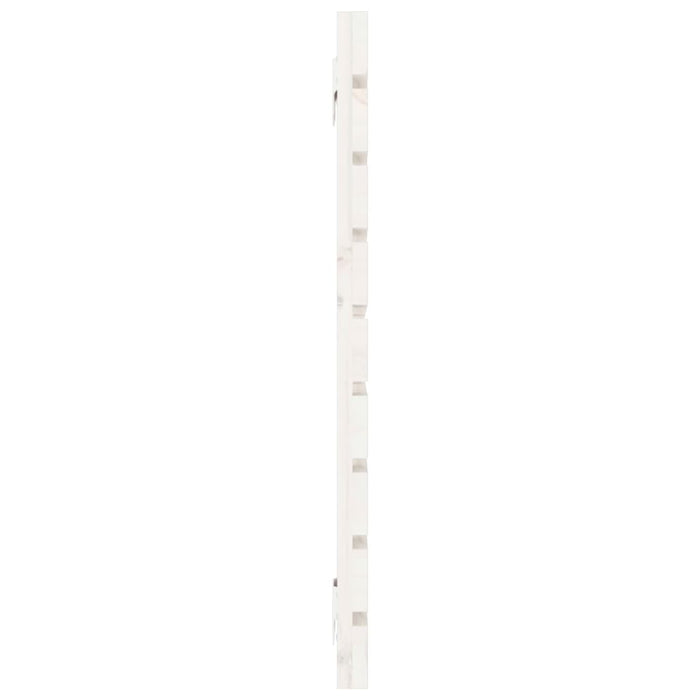Tăblie de pat pentru perete, alb, 146x3x63 cm, lemn masiv pin - WALTI WALTI
