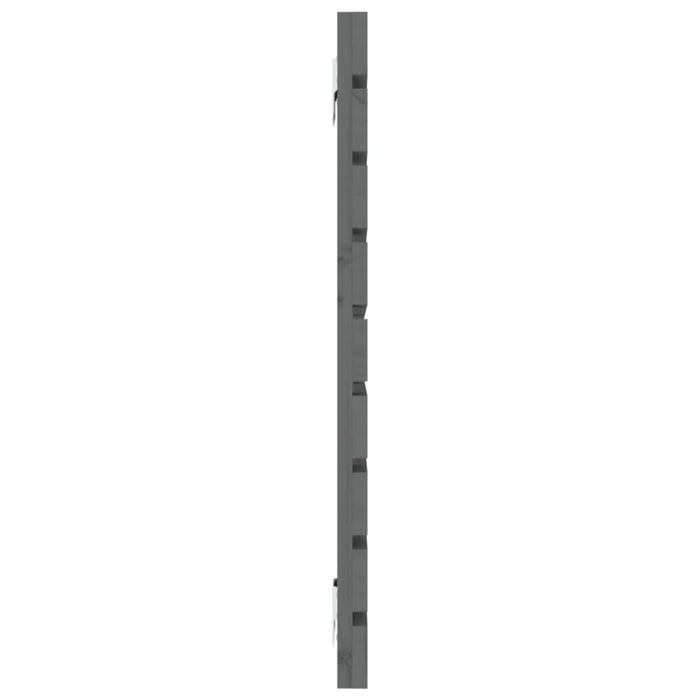 Tăblie de pat pentru perete, gri, 156x3x63 cm, lemn masiv pin - WALTI WALTI