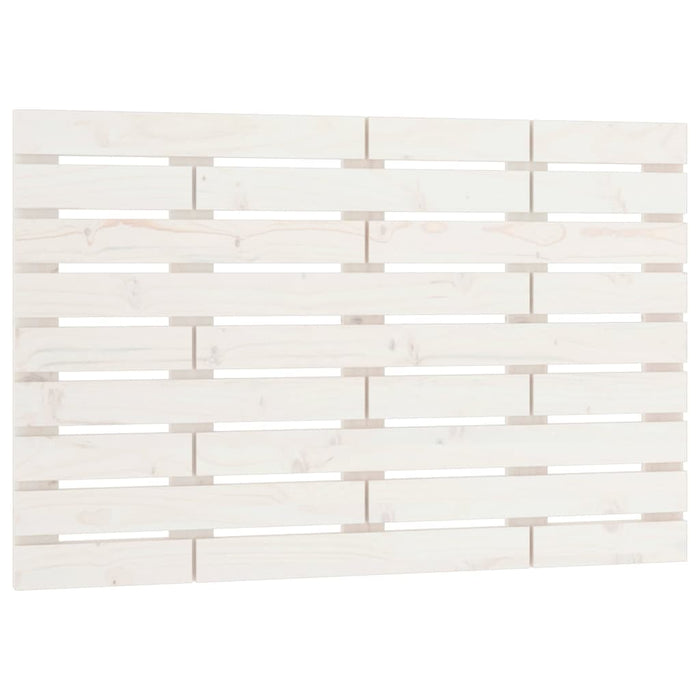 Tăblie de pat pentru perete, alb, 81x3x63 cm, lemn masiv pin - WALTI WALTI