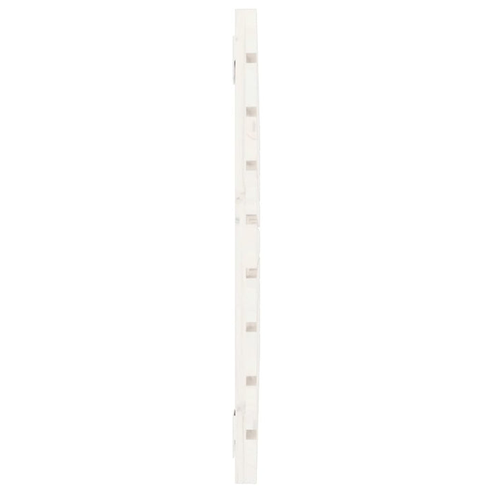Tăblie de pat pentru perete, alb, 81x3x63 cm, lemn masiv pin - WALTI WALTI