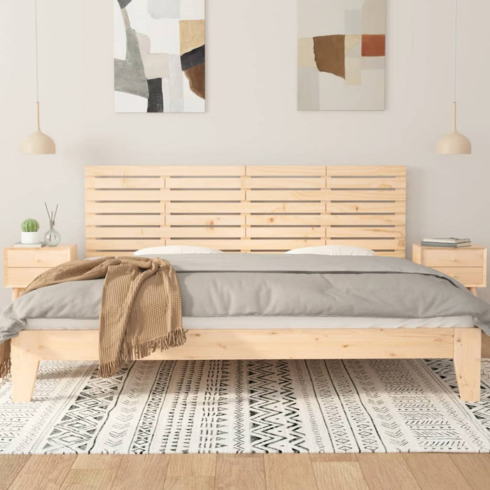 Tăblie de pat pentru perete, 166x3x63 cm, lemn masiv de pin - WALTI WALTI