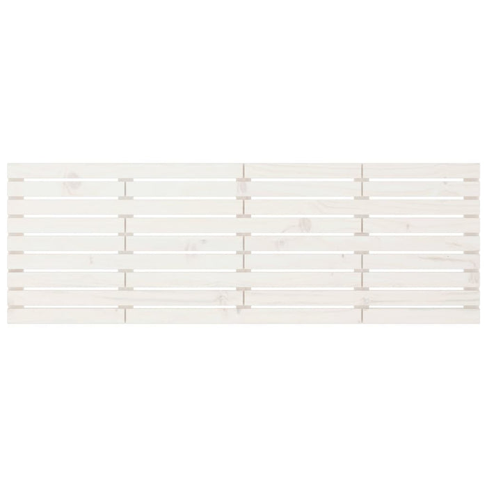 Tăblie de pat pentru perete, alb, 166x3x63 cm, lemn masiv pin - WALTI WALTI