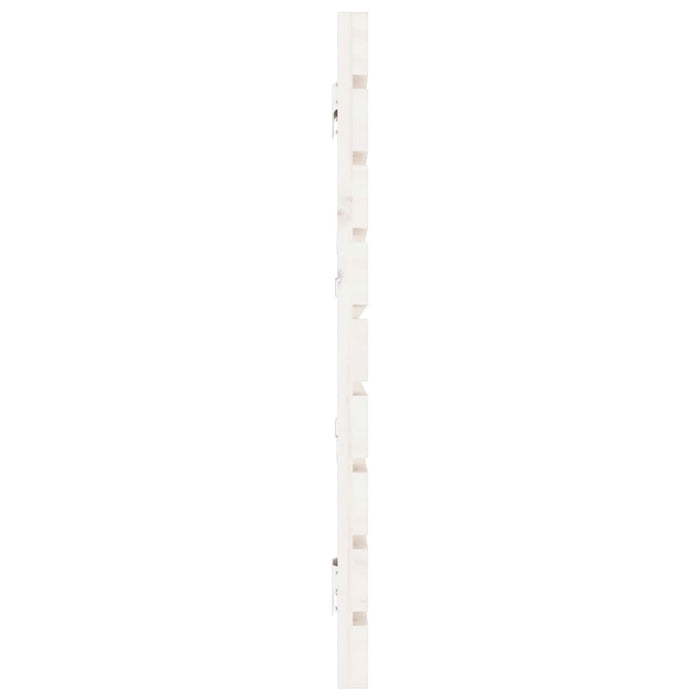 Tăblie de pat pentru perete, alb, 166x3x63 cm, lemn masiv pin - WALTI WALTI