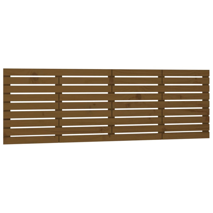 Tăblie de pat pentru perete, maro miere, 166x3x63 cm, lemn pin - WALTI WALTI