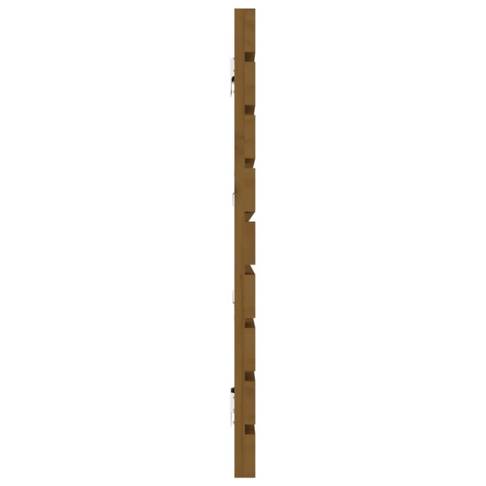Tăblie de pat pentru perete, maro miere, 166x3x63 cm, lemn pin - WALTI WALTI