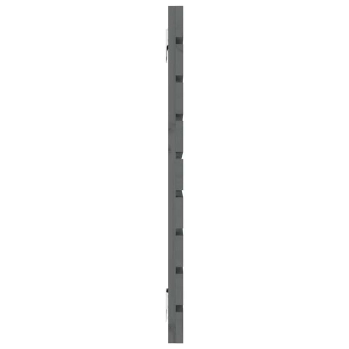 Tăblie de pat pentru perete, gri, 141x3x63 cm, lemn masiv pin - WALTI WALTI