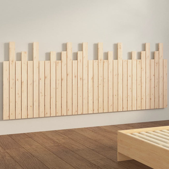 Tăblie de pat pentru perete, 204x3x80 cm, lemn masiv de pin - WALTI WALTI