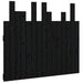 Tăblie de pat pentru perete, negru, 95,5x3x80 cm lemn masiv pin - WALTI WALTI