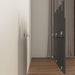 Tăblie de pat pentru perete, gri, 127,5x3x80 cm, lemn masiv pin - WALTI WALTI