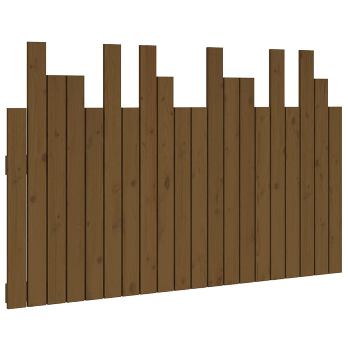 Tăblie de pat pentru perete, maro miere, 127,5x3x80 cm lemn pin - WALTI WALTI