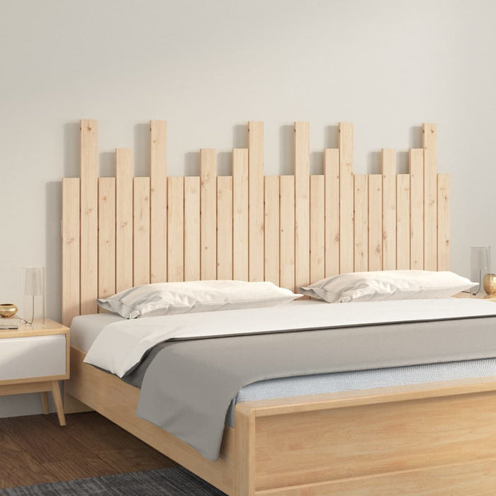 Tăblie de pat pentru perete, 159,5x3x80 cm, lemn masiv de pin - WALTI WALTI