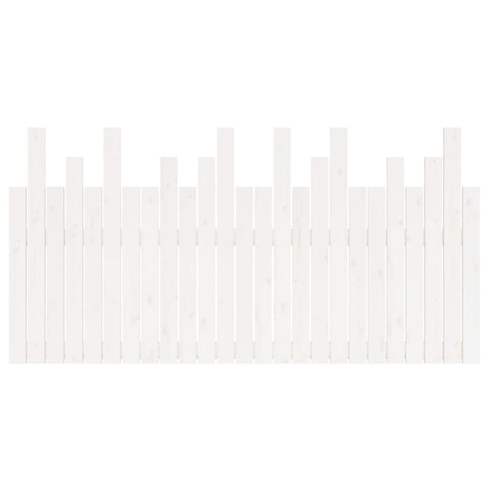 Tăblie de pat pentru perete, alb, 159,5x3x80 cm lemn masiv pin - WALTI WALTI