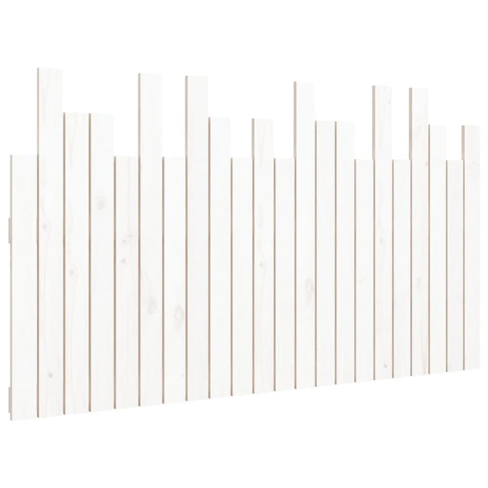 Tăblie de pat pentru perete, alb, 140x3x80 cm, lemn masiv pin - WALTI WALTI
