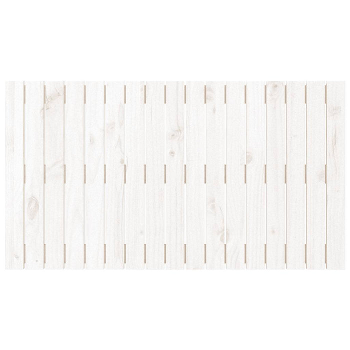 Tăblie de pat pentru perete, alb, 108x3x60 cm, lemn masiv pin - WALTI WALTI