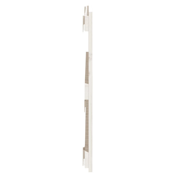 Tăblie de pat pentru perete, alb, 108x3x60 cm, lemn masiv pin - WALTI WALTI