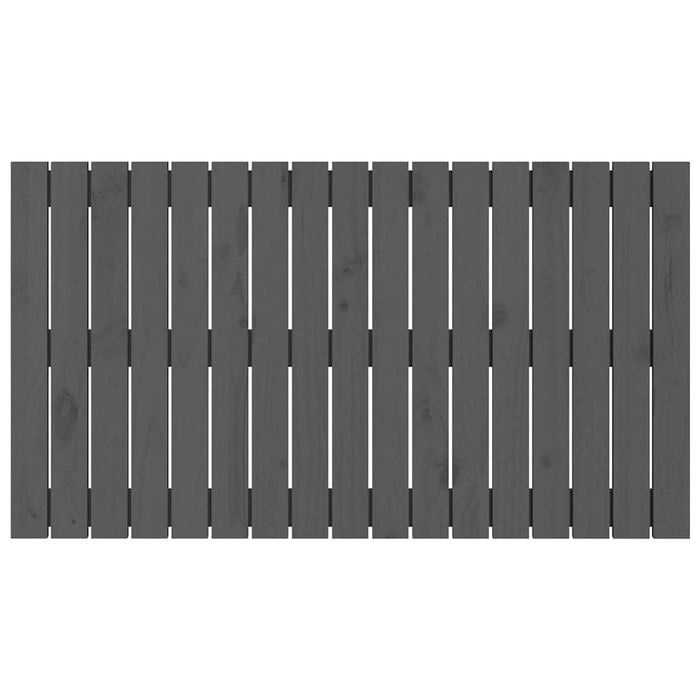 Tăblie de pat pentru perete, gri, 108x3x60 cm, lemn masiv pin - WALTI WALTI