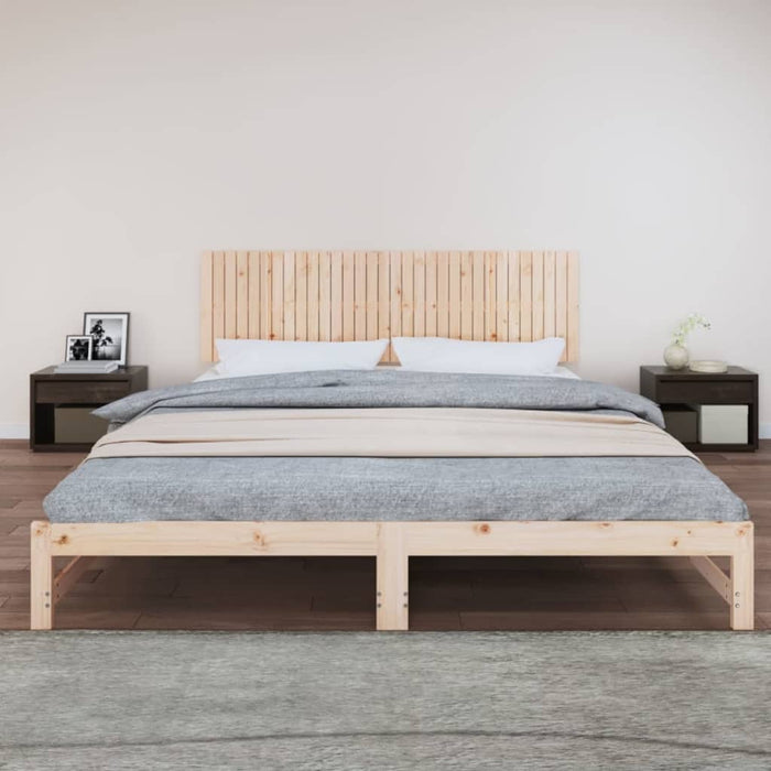 Tăblie de pat pentru perete, 204x3x60 cm, lemn masiv de pin - WALTI WALTI
