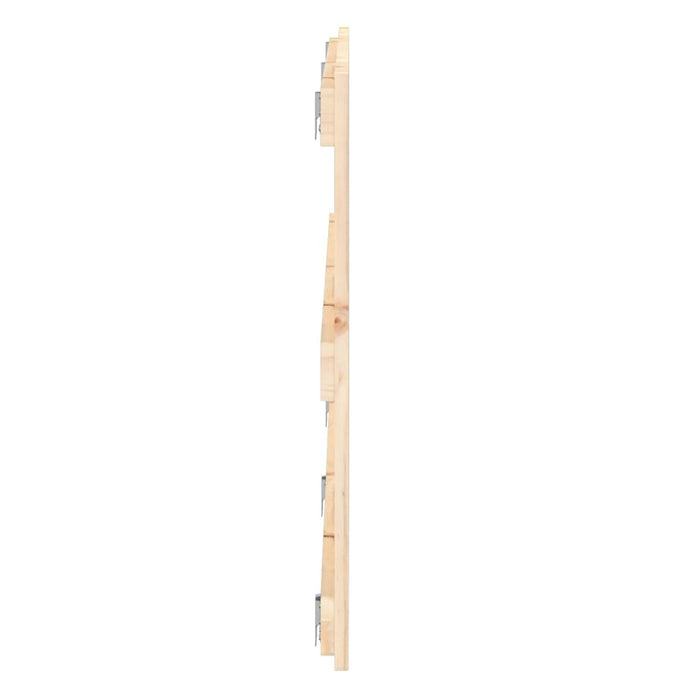 Tăblie de pat pentru perete, 204x3x60 cm, lemn masiv de pin - WALTI WALTI