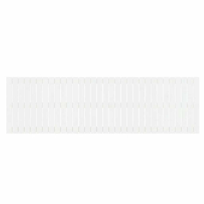Tăblie de pat pentru perete, alb, 204x3x60 cm, lemn masiv pin - WALTI WALTI