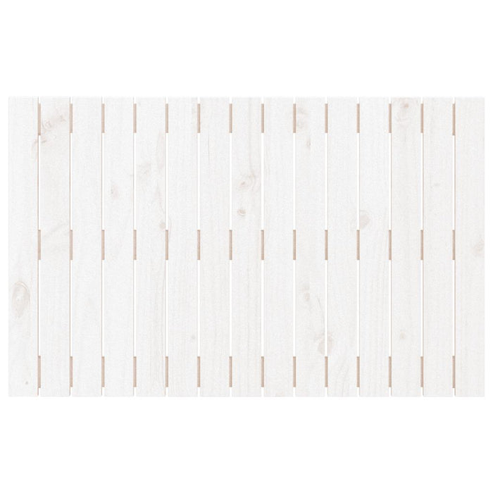 Tăblie de pat pentru perete, alb, 95,5x3x60 cm, lemn masiv pin - WALTI WALTI