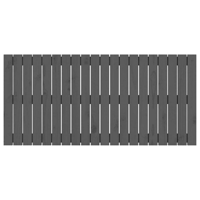 Tăblie de pat pentru perete, gri, 127,5x3x60 cm, lemn masiv pin - WALTI WALTI