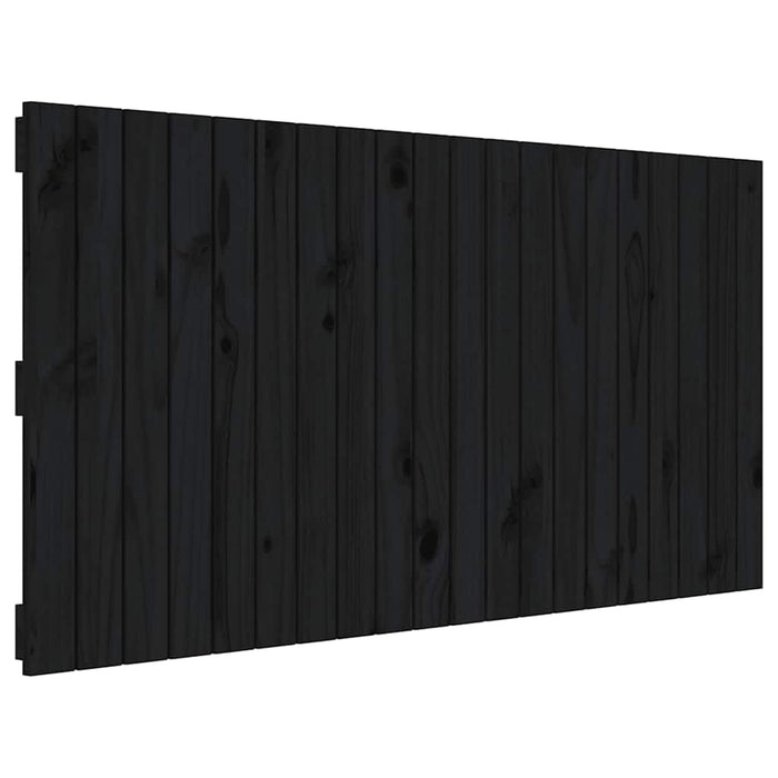 Tăblie de pat pentru perete, negru, 127,5x3x60 cm - WALTI WALTI