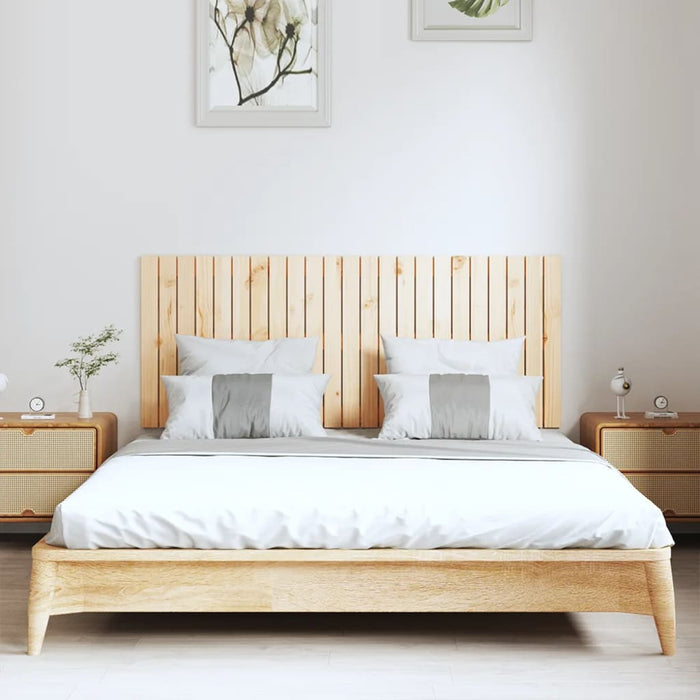Tăblie de pat pentru perete, 147x3x60 cm, lemn masiv de pin - WALTI WALTI