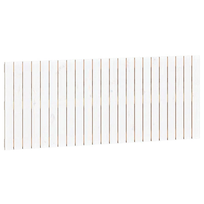 Tăblie de pat pentru perete, alb, 147x3x60 cm, lemn masiv pin - WALTI WALTI