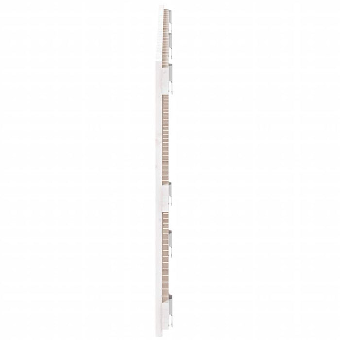 Tăblie de pat pentru perete, alb, 147x3x60 cm, lemn masiv pin - WALTI WALTI
