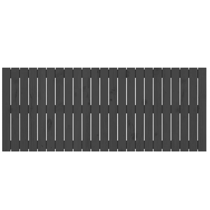 Tăblie de pat pentru perete, gri, 147x3x60 cm, lemn masiv pin - WALTI WALTI