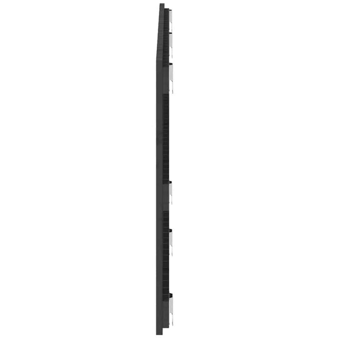Tăblie de pat pentru perete, gri, 147x3x60 cm, lemn masiv pin - WALTI WALTI