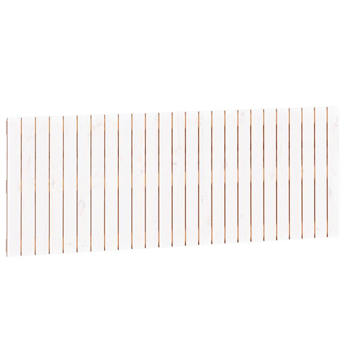 Tăblie de pat pentru perete, alb, 159,5x3x60 cm, lemn masiv pin - WALTI WALTI
