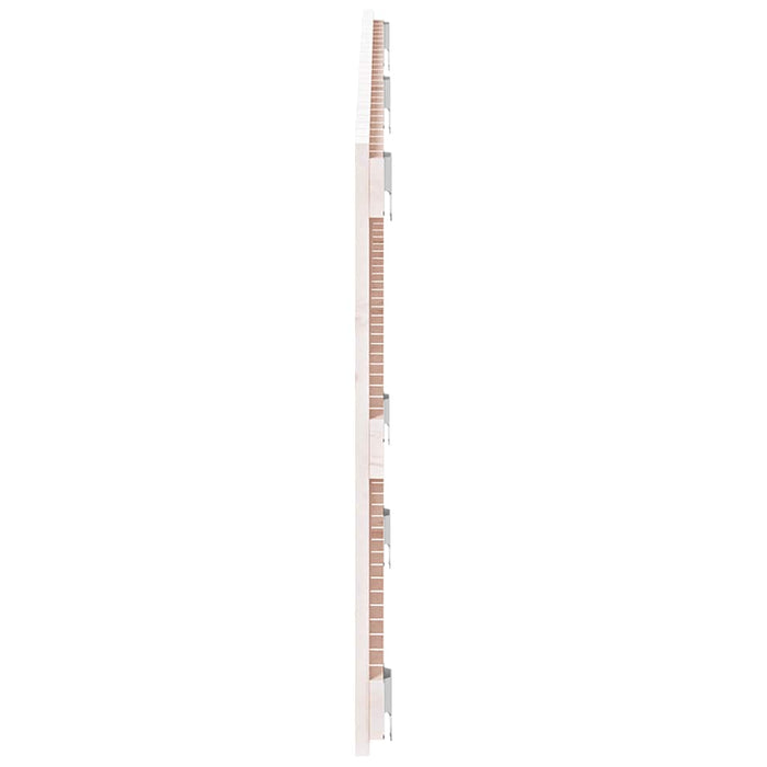 Tăblie de pat pentru perete, alb, 159,5x3x60 cm, lemn masiv pin - WALTI WALTI