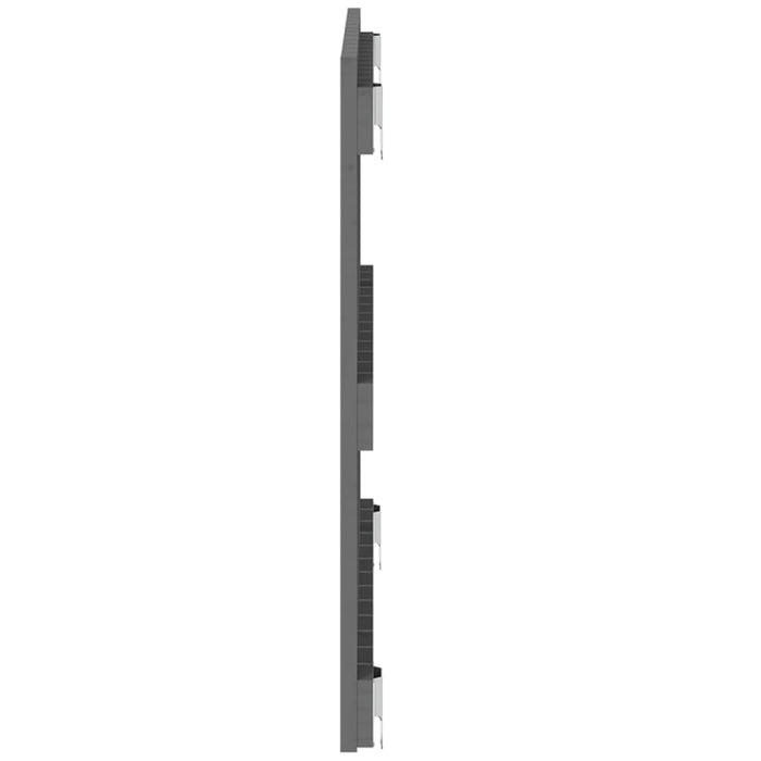 Tăblie de pat pentru perete, gri, 82,5x3x60 cm, lemn masiv pin - WALTI WALTI