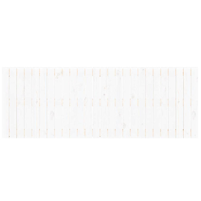 Tăblie de pat pentru perete, alb, 166x3x60 cm, lemn masiv pin - WALTI WALTI