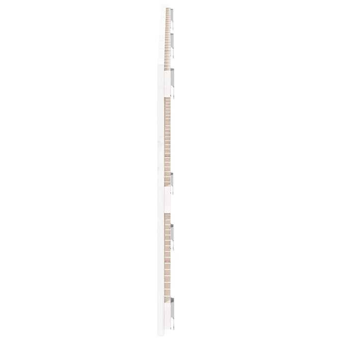 Tăblie de pat pentru perete, alb, 166x3x60 cm, lemn masiv pin - WALTI WALTI