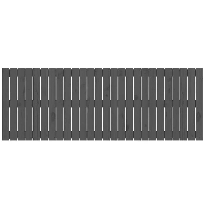 Tăblie de pat pentru perete, gri, 166x3x60 cm, lemn masiv pin - WALTI WALTI