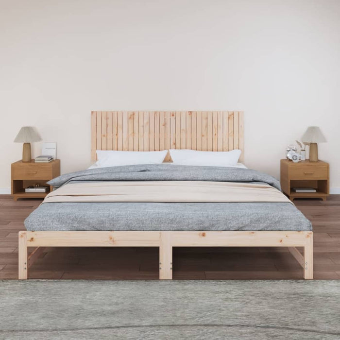 Tăblie de pat pentru perete, 185x3x60 cm, lemn masiv de pin - WALTI WALTI