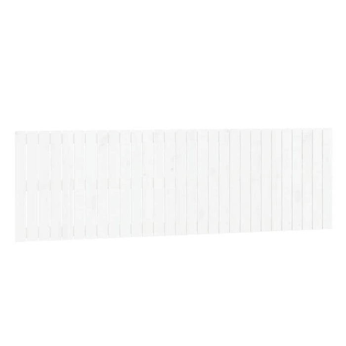 Tăblie de pat pentru perete, alb, 185x3x60 cm, lemn masiv pin - WALTI WALTI