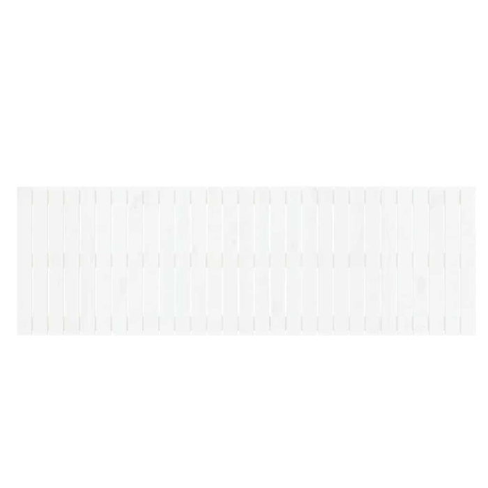 Tăblie de pat pentru perete, alb, 185x3x60 cm, lemn masiv pin - WALTI WALTI