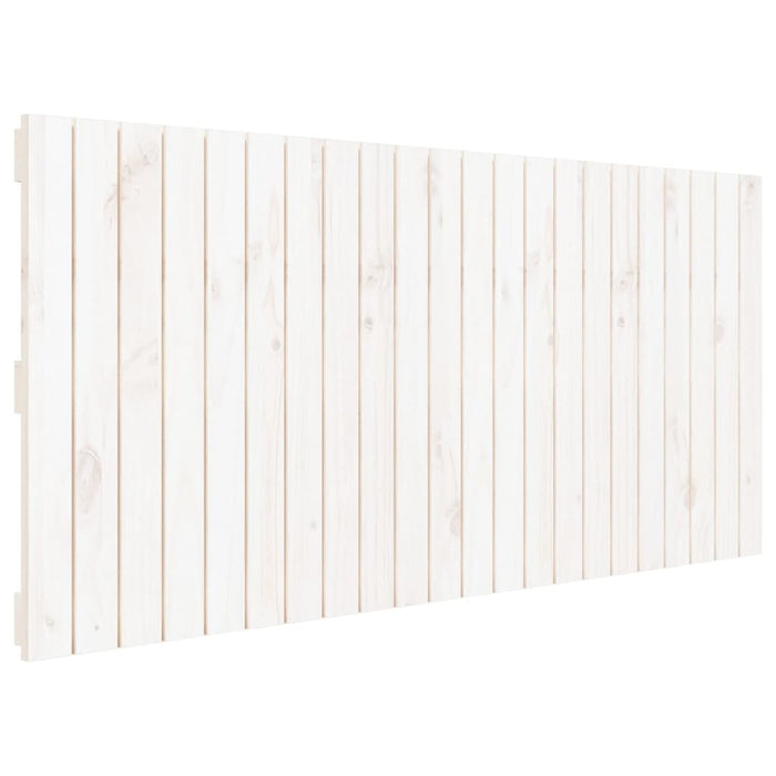 Tăblie de pat pentru perete, alb, 140x3x60 cm, lemn masiv pin - WALTI WALTI