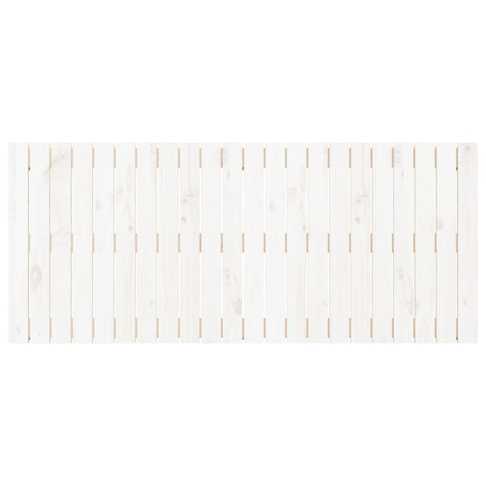 Tăblie de pat pentru perete, alb, 140x3x60 cm, lemn masiv pin - WALTI WALTI