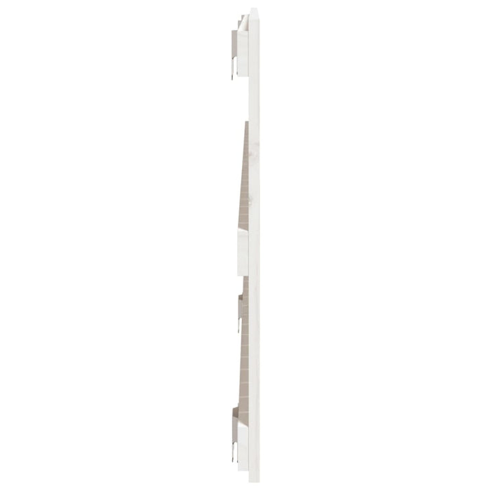 Tăblie de pat pentru perete, alb, 140x3x60 cm, lemn masiv pin - WALTI WALTI