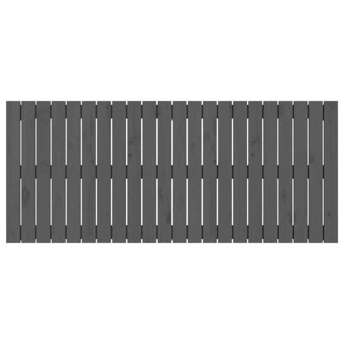Tăblie de pat pentru perete, gri, 140x3x60 cm, lemn masiv pin - WALTI WALTI