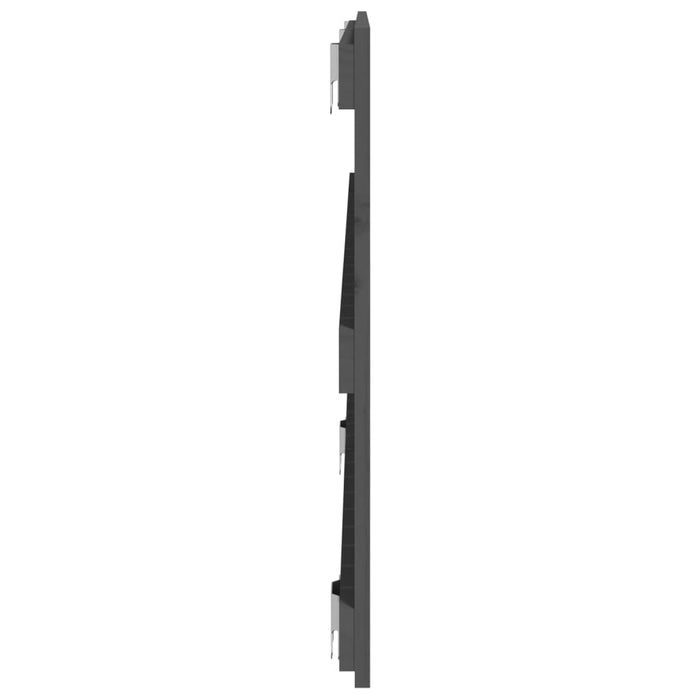 Tăblie de pat pentru perete, gri, 140x3x60 cm, lemn masiv pin - WALTI WALTI